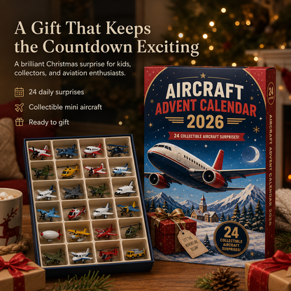 ✈️ Aircraft Advent Calendar 2026 – 24 Days of Flight Adventure