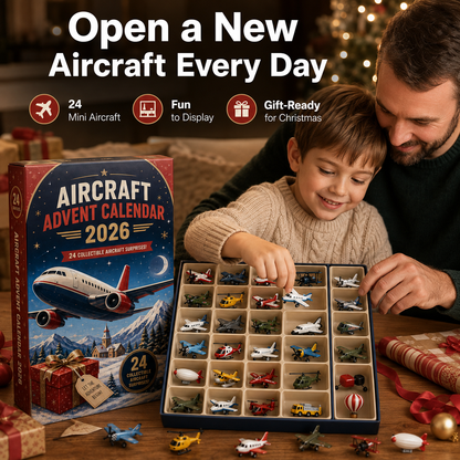 ✈️ Aircraft Advent Calendar 2026 – 24 Days of Flight Adventure