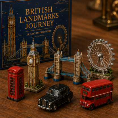 🎄 Last Day 49% OFF – 🏰 British Landmarks Journey Advent Calendar 2026 | 24 Days of Discovery with 24 Unique Collectible Miniatures 🎁