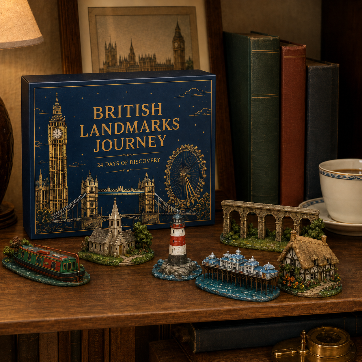 🎄 Last Day 49% OFF – 🏰 British Landmarks Journey Advent Calendar 2026 | 24 Days of Discovery with 24 Unique Collectible Miniatures 🎁