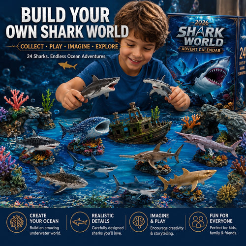 🔥49% Off Today Only-🦈 2027 Shark World Advent Calendar