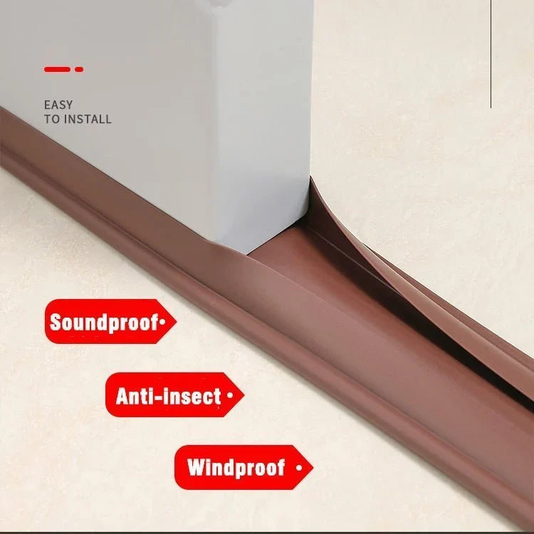 ❄️Summerfresh -50%!🚪 Sliding door bottom seal – 96 cm, cut to size, made of PVC