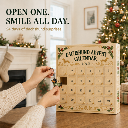 🔥LAST DAY 45% OFF-🐾Christmas Dachshund Advent Calendar