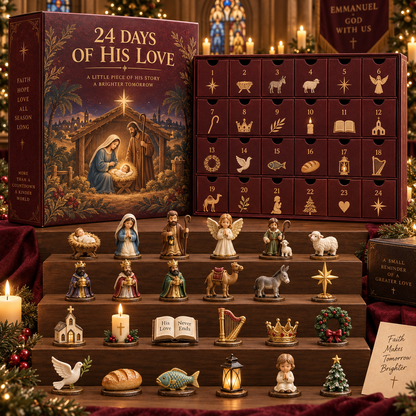 CHRISTMAS KICKOFF 49% OFF - 2026 Days of Nativity Blind Box - 24-Day Festive Countdown, Nativity Themed Collectible Miniatures Blind Box - Gift For Christian Lovers
