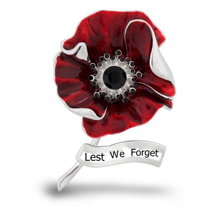 VE Day 80 Poppy Brooch | Limited Edition Anniversary Keepsake