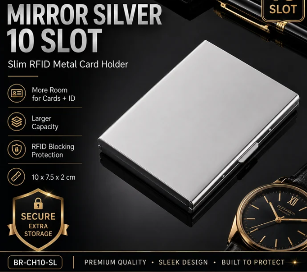 RFID Blocking Metal Card Holder