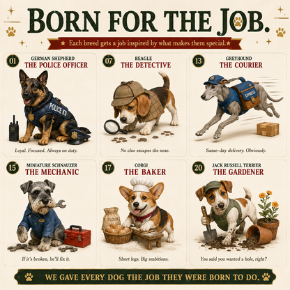 Dogs on Duty– 24 Breeds & 24 Jobs Dog Advent Calendar