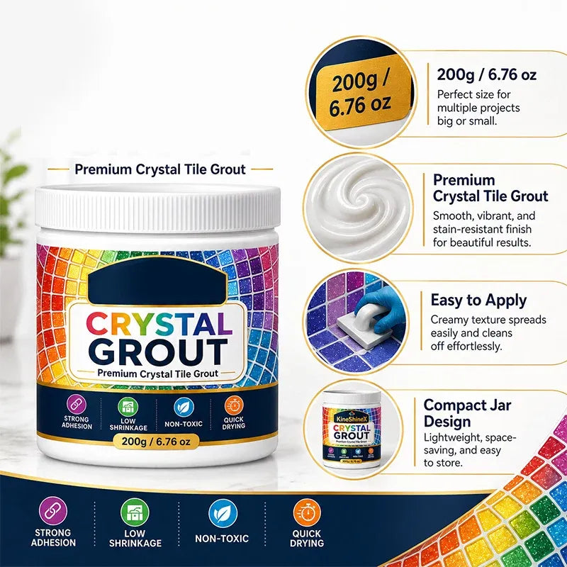 High-Strength Waterproof Crystal Tile Grout