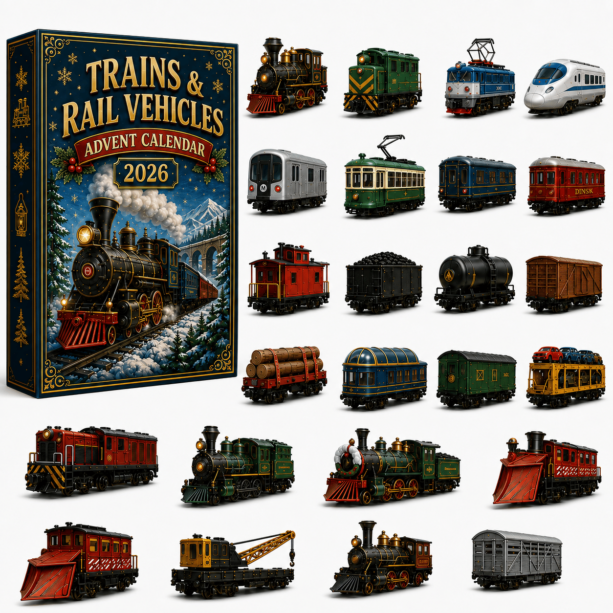 🚂 2026 Railway Advent Calendar – 24 exciting train surprises to discover