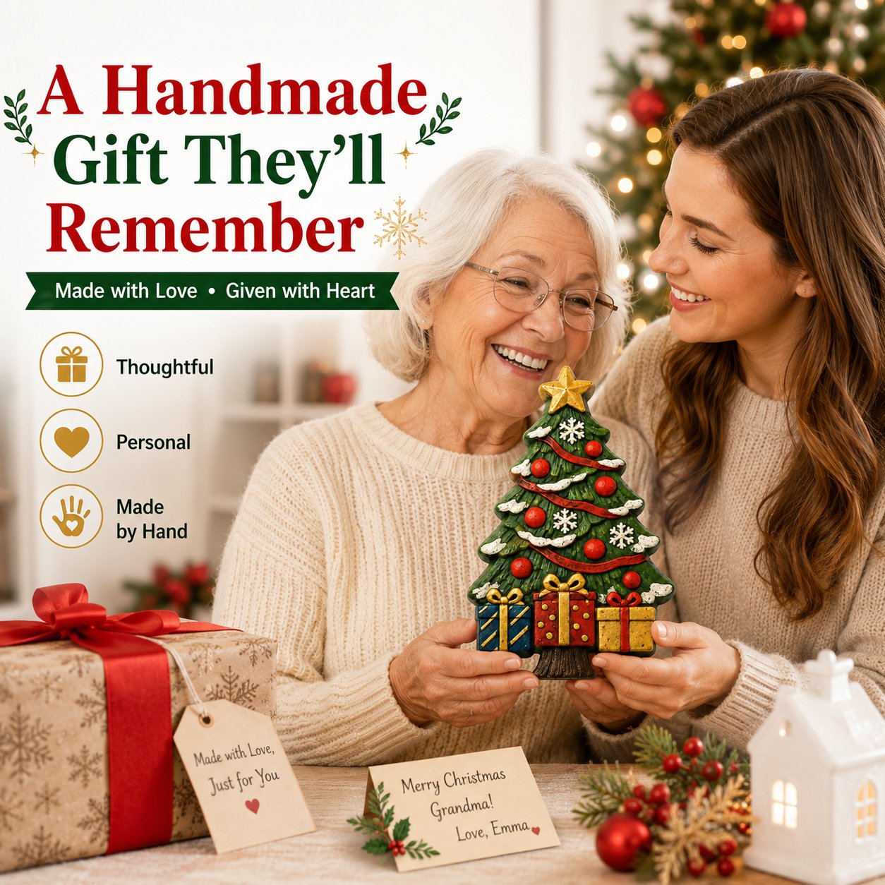 🏆 Limited-Time Promo: 49% OFF!🎖️ - 🎄 DIY Christmas Tree Mold & Paint Craft Kit