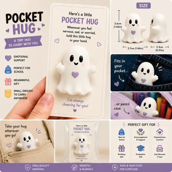 Adorable Pocket Hug – Tiny Comfort Companion & Meaningful Gift