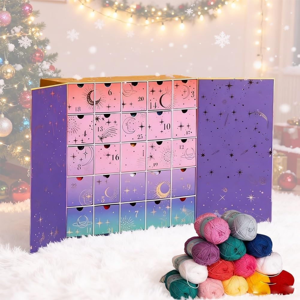 🧵 Crochet Advent Calendar 2026 – 25 Days of Yarn, Crochet Tools, Patterns & Creative Surprises