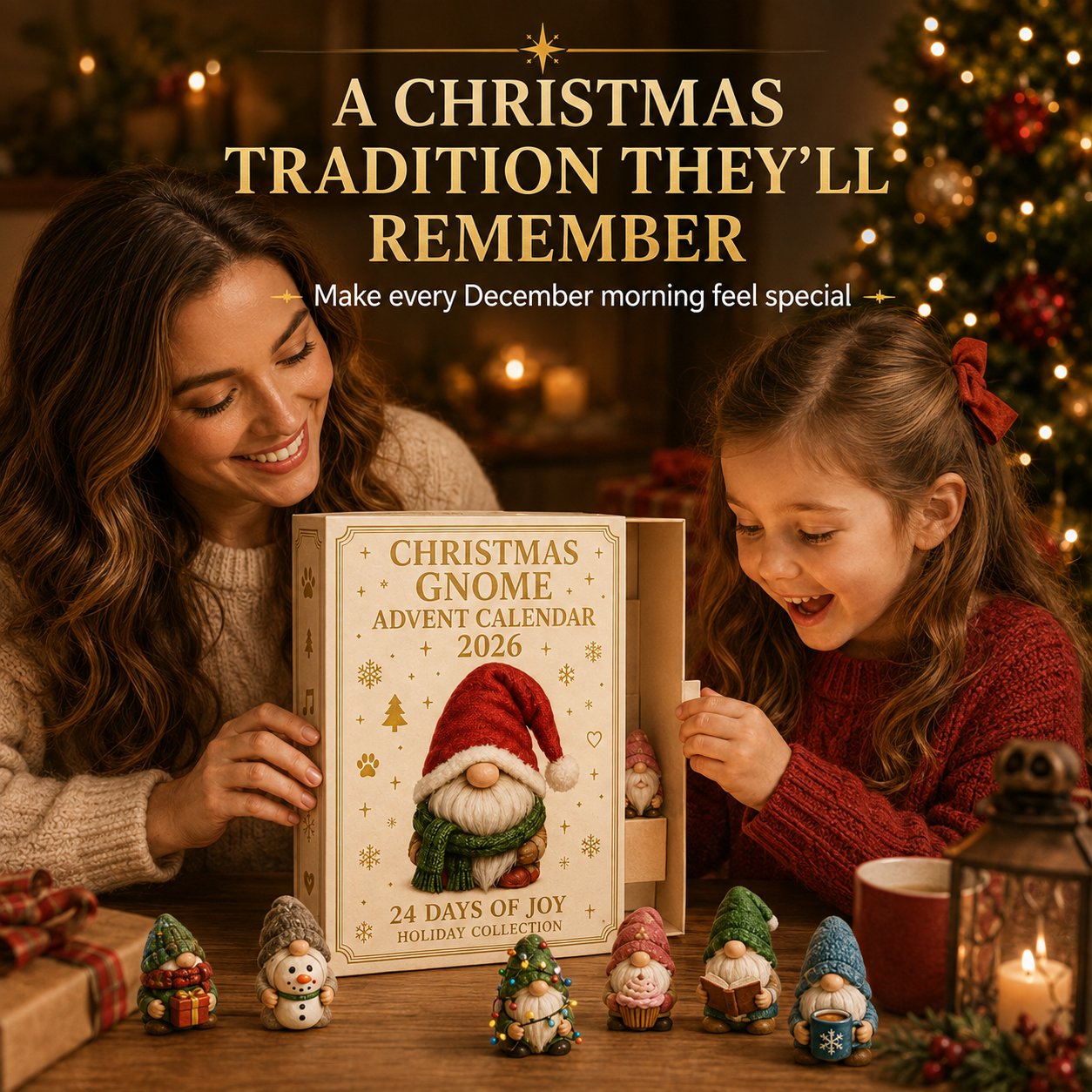 🧙 Gnome Advent Calendar 2026 – 24 Days of Whimsical Holiday Surprises 🎁✨