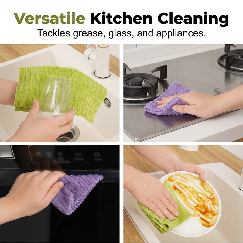 20-Sheet Reusable Cleaning Cloth Roll | Tear, Clean & Refresh