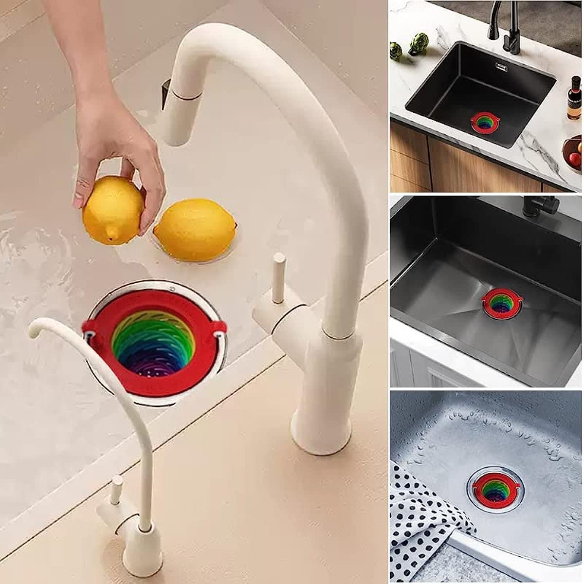 🌈 Expandable Kitchen Sink Strainer – Catches Food Scraps & Debris to Help Prevent Clogged Drains