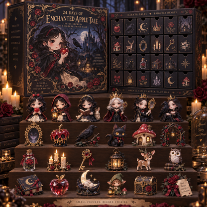 CHRISTMAS KICKOFF 49% OFF‑2026 24 Days of Enchanted Dark Folk‑Tale Countdown Blind Box‑Festive Collectible Miniatures Advent Calendar‑Gift For Dark Fantasy Story Lovers