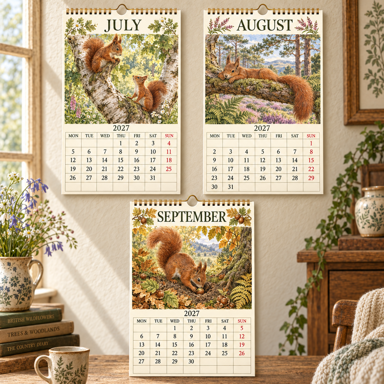 2027 • WOODLAND LIVING • RED SQUIRREL