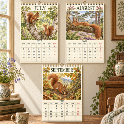 2027 • WOODLAND LIVING • RED SQUIRREL