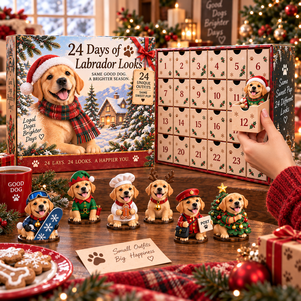 🎁Last Day 49% OFF-🐾 24 Days of Holiday Pup Adventures™
