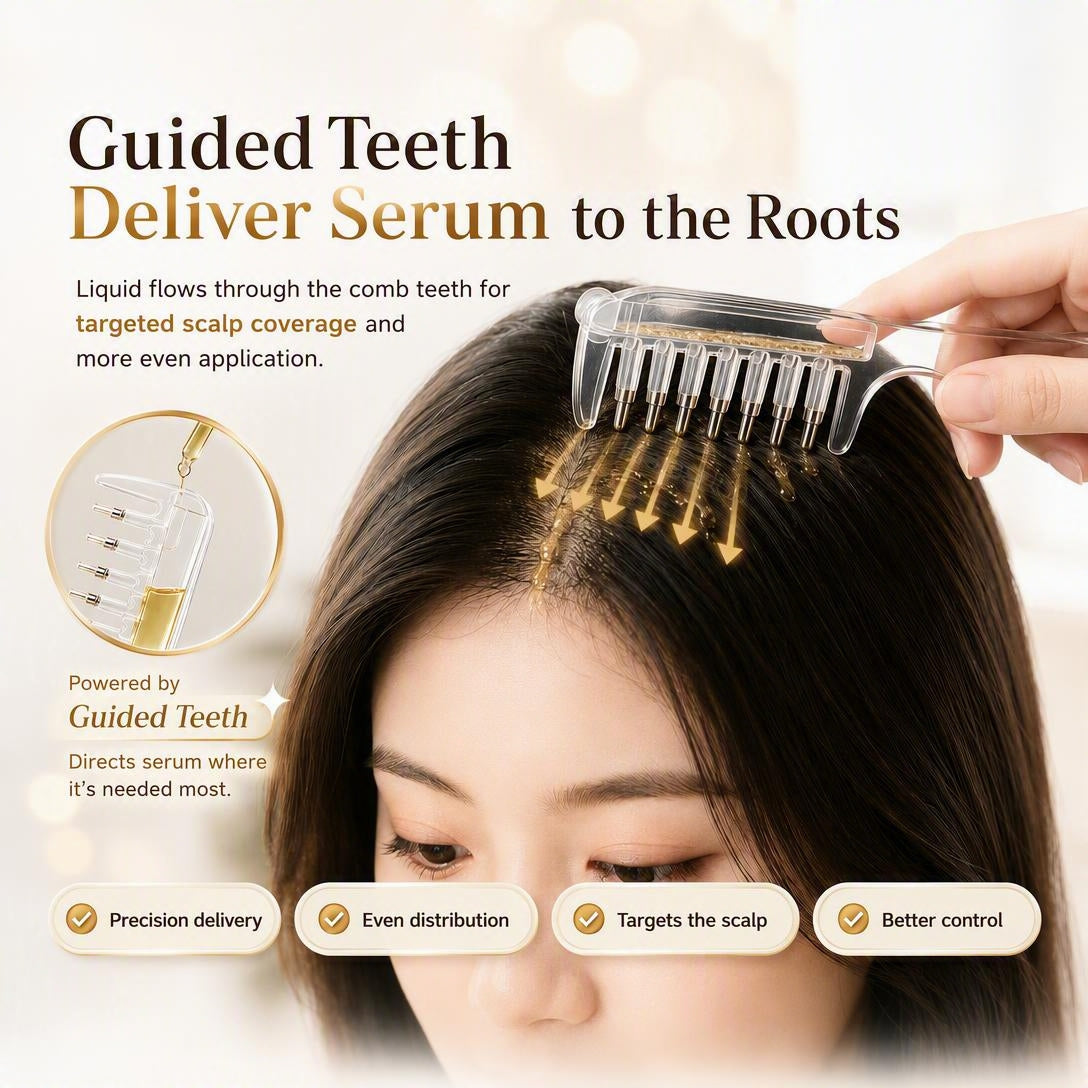Scalp Serum Applicator Comb
