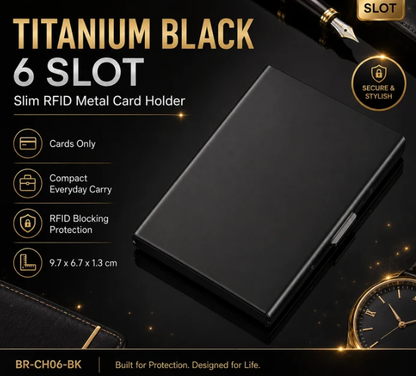 RFID Blocking Metal Card Holder
