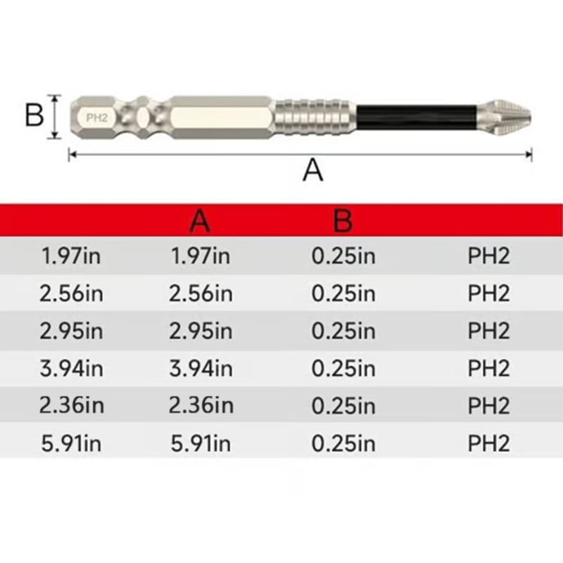 🔥🔨High-Magnetic Screwdriver Drill Bit Set