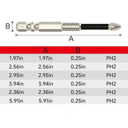 🔥🔨High-Magnetic Screwdriver Drill Bit Set