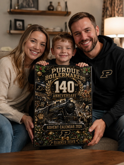 Purdue Boilermakers 140th Anniversary Edition 2026 Advent Calendar