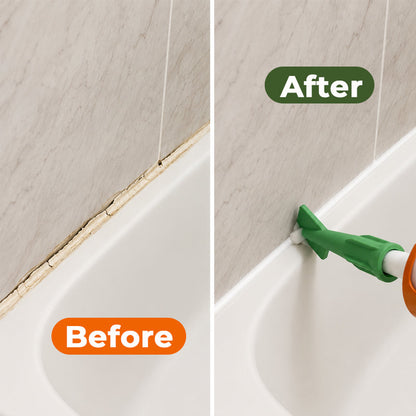 Caulk Nozzle with Integrated Trimming Scraper - Effortless Sealing & Finishing Tool 🛠️
