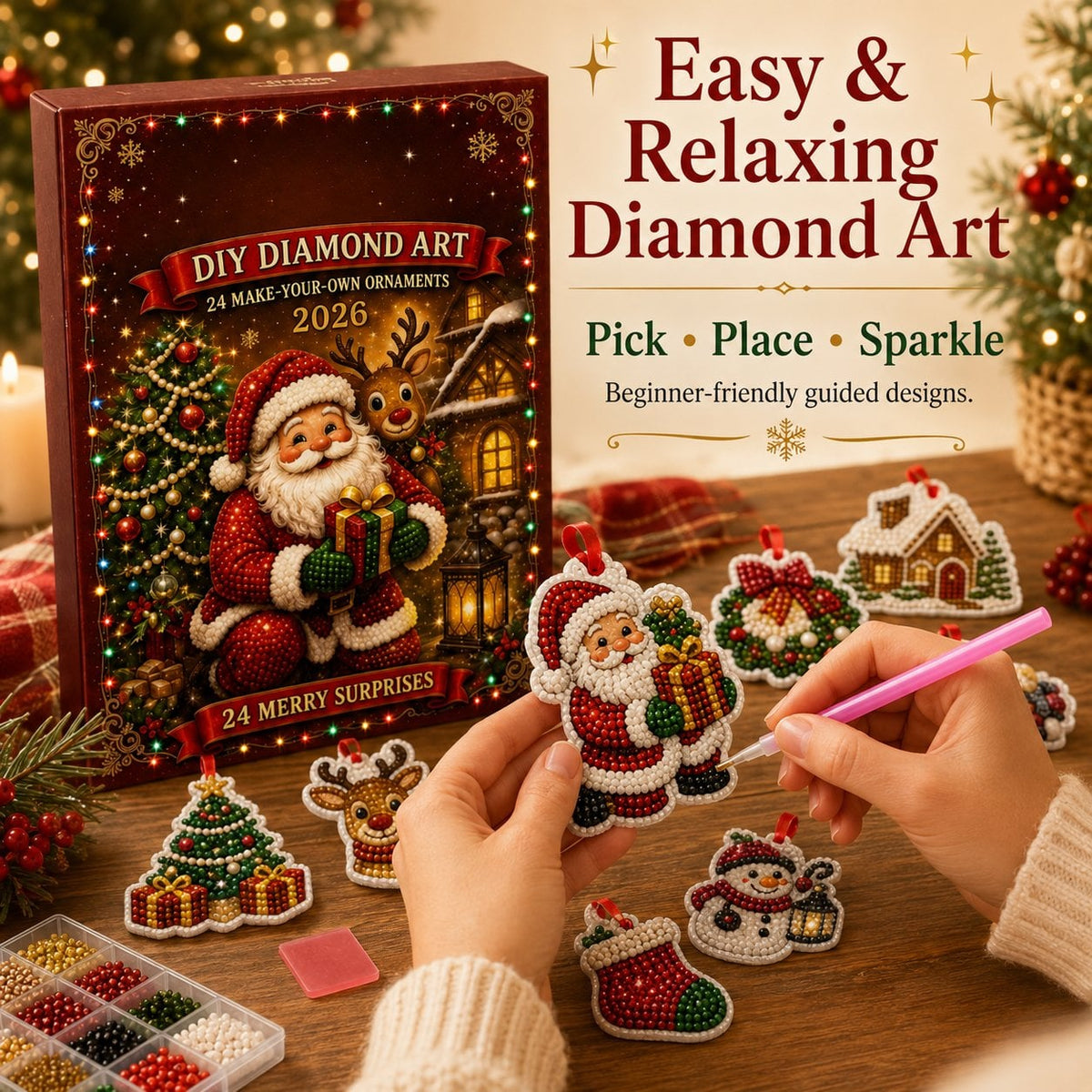 🔥LAST DAY 49% OFF-🎄24 Christmas Ornaments To Make & Hang