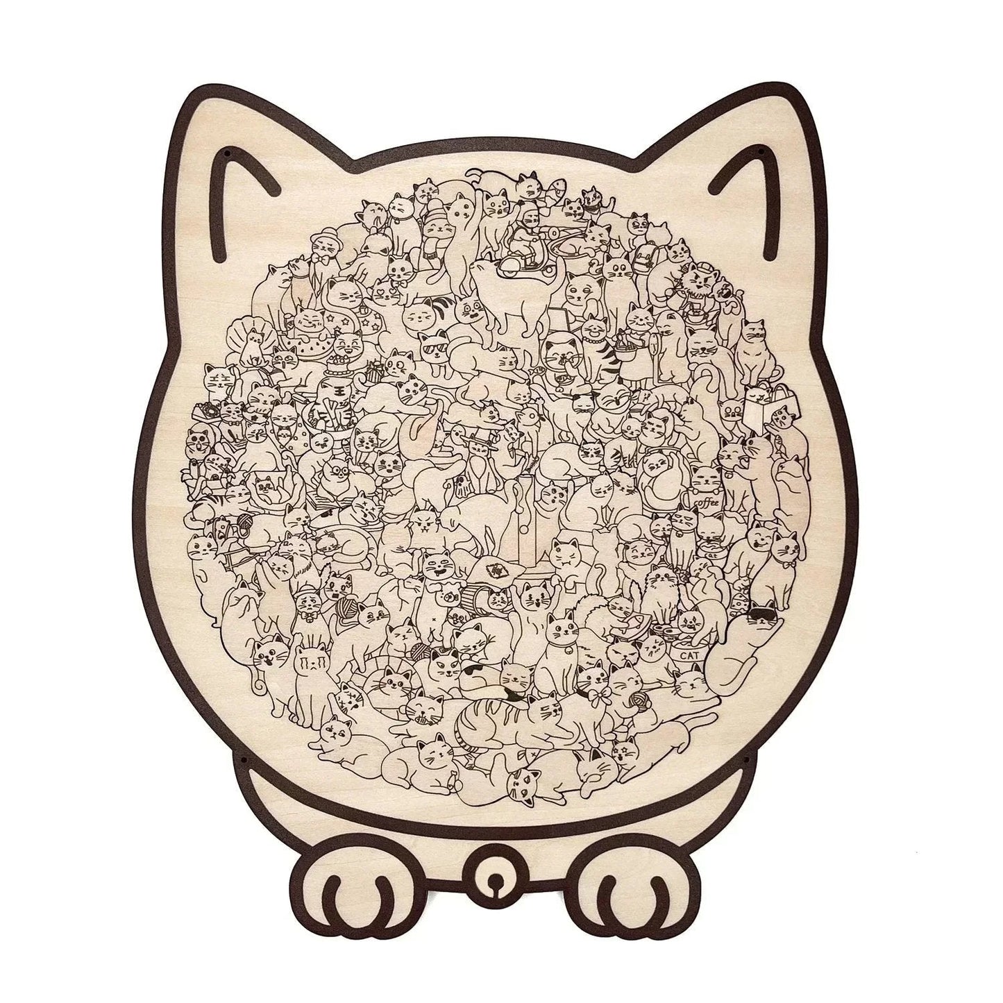 ⏳Limited-time 49% off⏰Multi Color Animal Shaped Wooden Jigsaw Puzzle🐾