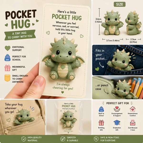 Adorable Pocket Hug – Tiny Comfort Companion & Meaningful Gift