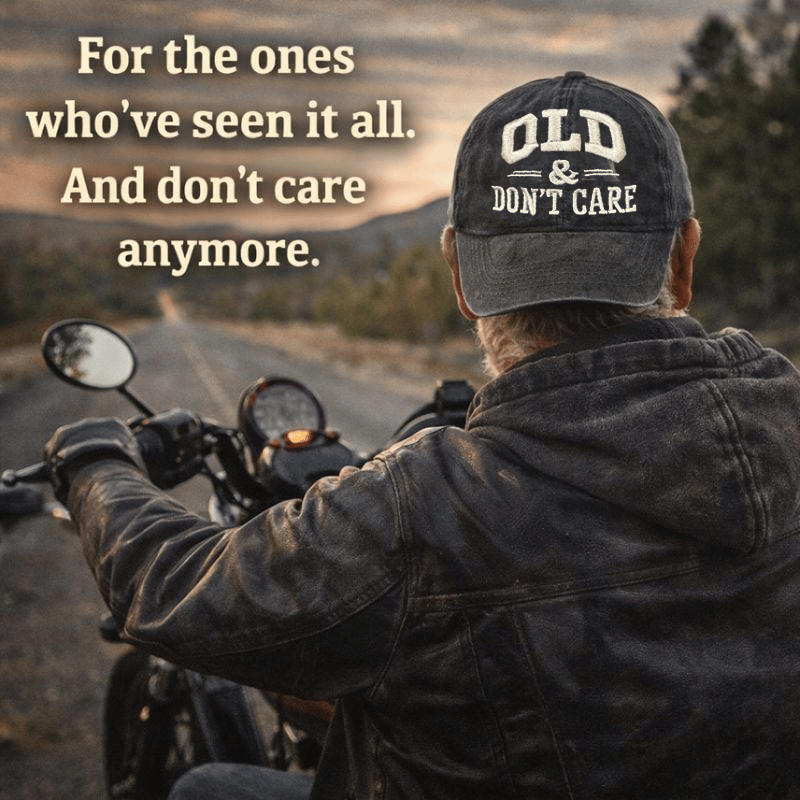 🧢 2026  Hot Sale |  Vintage Distressed “OLD & DON’T CARE” Cap