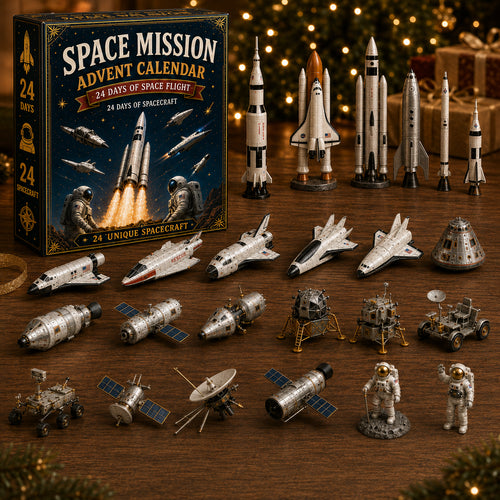 ⏳ Last Day 49% OFF – 🚀🌌 Space Mission Advent Calendar 2026 | 24 Days of Space Flight with 24 Unique Spacecraft, Rockets, Satellites, Rovers & Astronaut Collectibles 🎄🎁