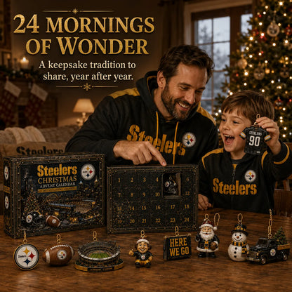 🏈🎄 24 Days of Black & Gold Football – Pittsburgh Fan Christmas Collector Countdown