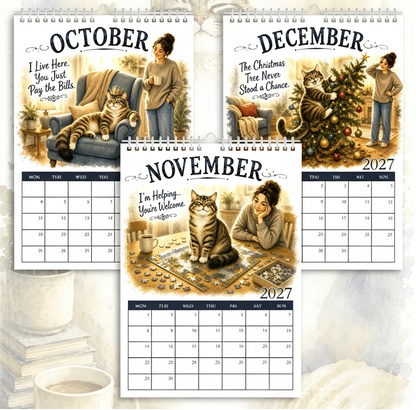A Cats Life 2027 Calendar