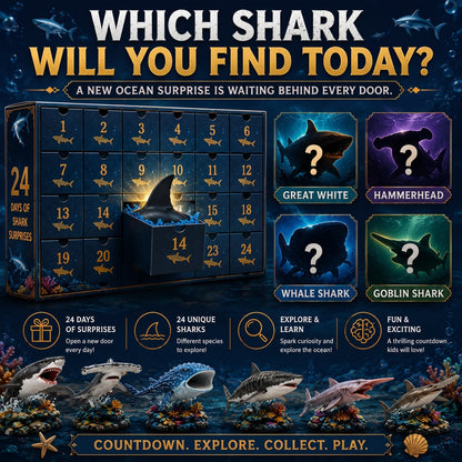 🔥49% Off Today Only-🦈 2027 Shark World Advent Calendar