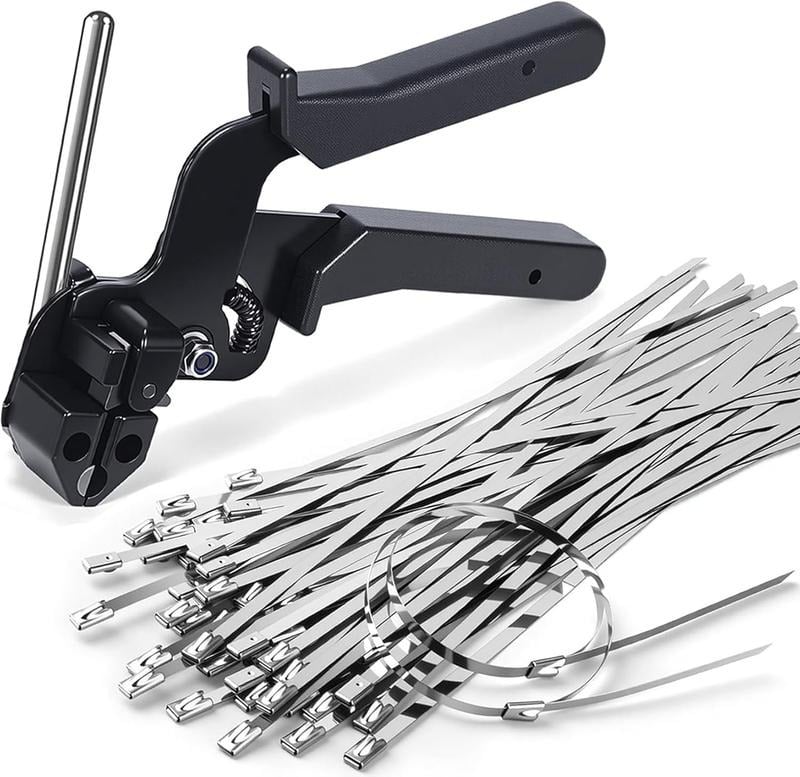 🔥Stainless Steel Cable Tie with Metal Zip Ties