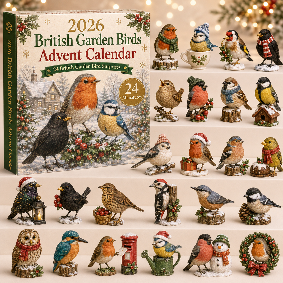 🐦 24 Days of British Garden Birds Advent Calendar