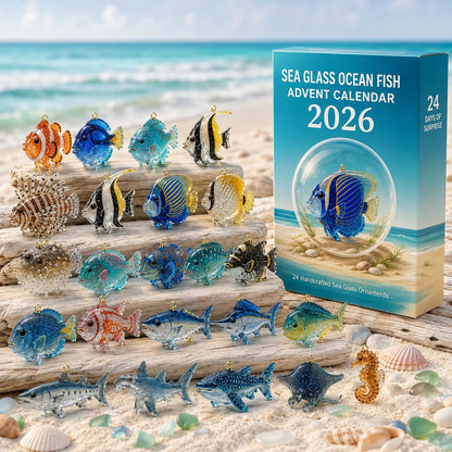 🐠✨ 2026 Sea Glass Ocean Fish Advent Calendar