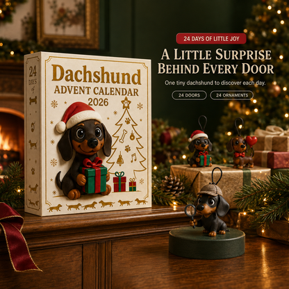🔥LAST DAY 45% OFF-🐾Christmas Dachshund Advent Calendar
