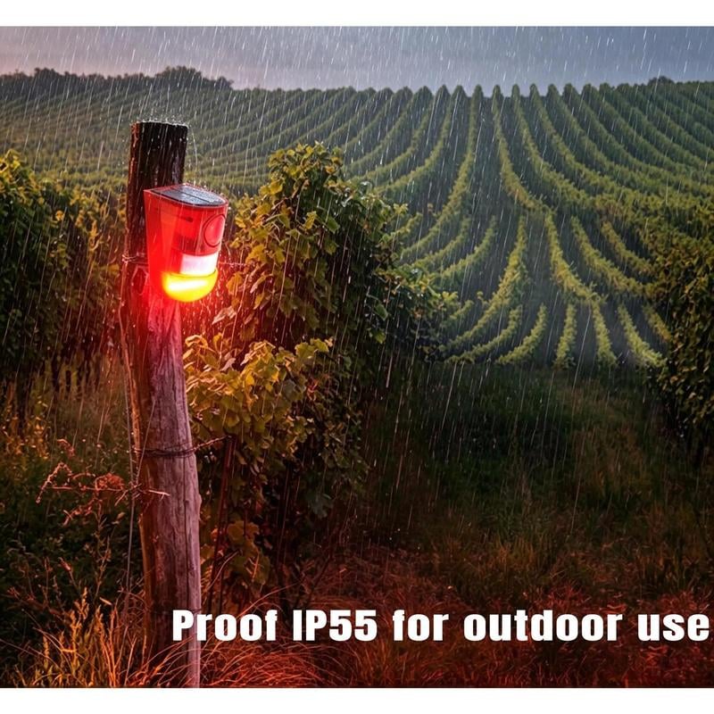 🎉🛡️ 50% OFF NOW! ☀️ Solar Ultrasonic Animal Scarer – 110° PIR sensor, detects up to 8m – Keeps gardens safe from pests & wildlife 🌿