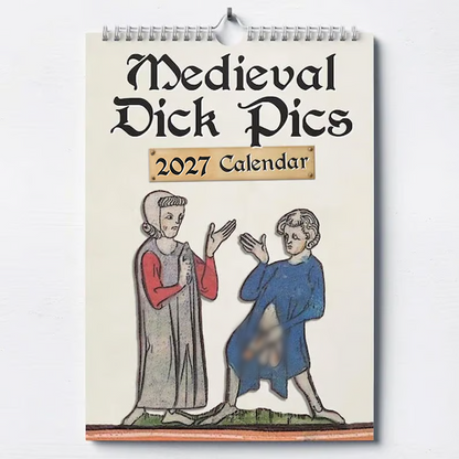Christmas Sale - 49%Off-Mittelalterlicher Dick Pics-Kalender 2027