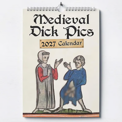 Christmas Sale - 49%Off-Mittelalterlicher Dick Pics-Kalender 2027