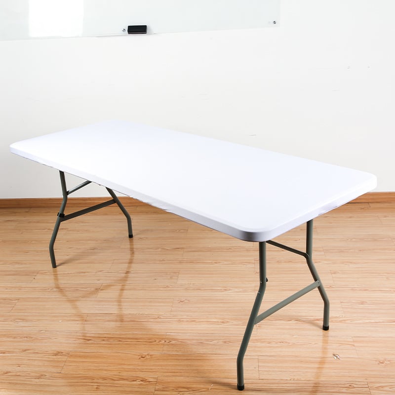 🌸 LIMITED TIME 60% OFF! ✨Pack Stretch Fabric Table Top Cap Cover, fits 4ft/6ft/8ft Tables
