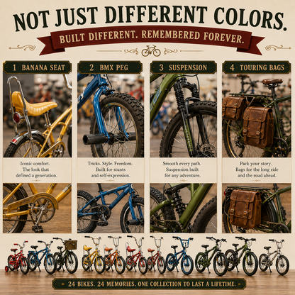 The Bikes We Grew Up With – 24-Day Vintage Bicycle Advent Calendar