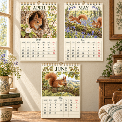 2027 • WOODLAND LIVING • RED SQUIRREL