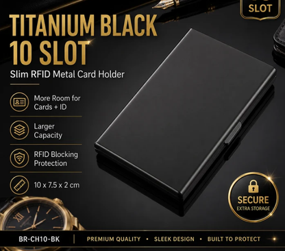 RFID Blocking Metal Card Holder