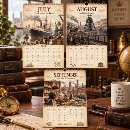 2027 Industrial Revolution Calendar｜A4 Hanging Calendar