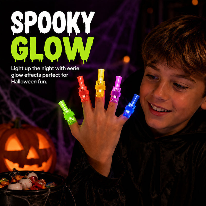 🎃 Halloween Finger Projection Lights – Spooky Fun at Your Fingertips